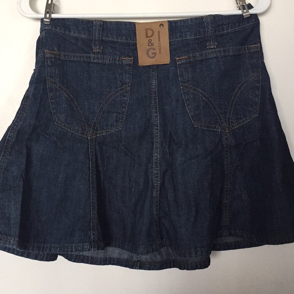 AUTHENTIC DOLCE & GABBANA denim skirt, size 26/40 - Picture 3 of 8